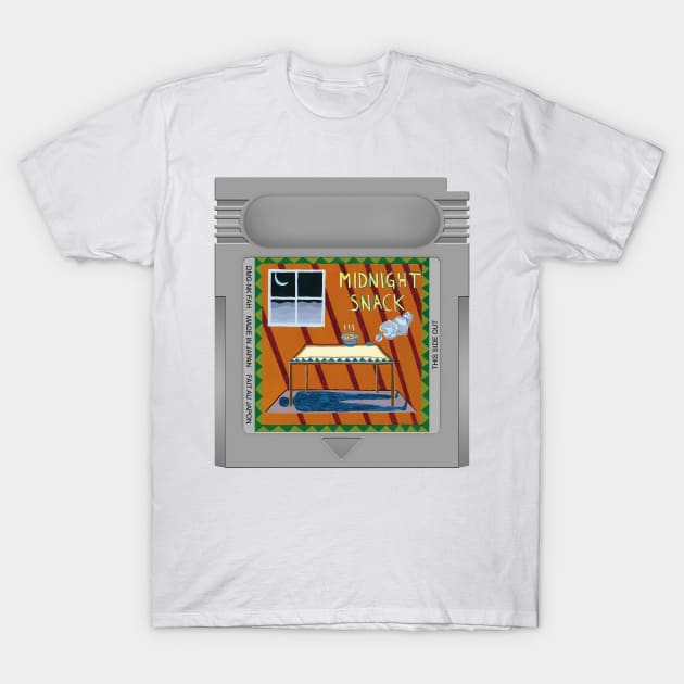 Midnight Snack Game Cartridge T-Shirt by PopCarts